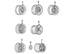 1987 Chevy Camaro Spare Wheel Diagram - 14089081