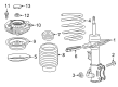 Chevy Camaro Shock Absorber Diagram - 23420867