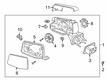 Chevy Silverado 1500 LD Mirror Cover Diagram - 84732427