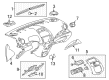 2013 Chevy Spark Dash Panel Vent Portion Covers Diagram - 96909221