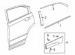 2023 Cadillac XT4 Door Moldings Diagram - 84423401