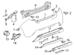 Chevy Spark Bumper Diagram - 95258560