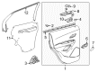 2022 Chevy Trax Door Moldings Diagram - 42474617