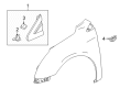 Cadillac Emblem Diagram - 84113416