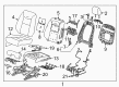 2018 Cadillac XT5 Seat Cushion Pad Diagram - 84085983