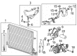 2019 Cadillac CTS A/C Hose Diagram - 22858118