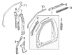 2011 GMC Canyon Weather Strip Diagram - 25904860