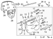 2022 Chevy Trailblazer Power Window Switch Diagram - 84699725