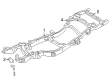 1998 GMC Jimmy Rear Crossmember Diagram - 15725504