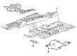 2023 Cadillac CT4 Underbody Splash Shield Diagram - 84581750