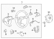 2010 Cadillac CTS Steering Wheel Diagram - 20981209