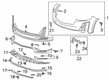 2021 Cadillac XT6 Bumper Diagram - 84663546