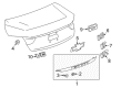 2014 Chevy Impala Emblem Diagram - 84690296