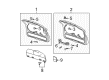 2007 Buick Rendezvous Body Mount Hole Plug Diagram - 89042148