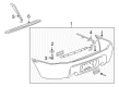 2005 Chevy SSR Bumper Diagram - 10390917