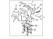 Saturn Vue Center Console Base Diagram - 15892162