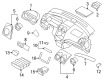 2007 Chevy Aveo Cup Holder Diagram - 96457637