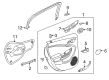 Chevy Volt Door Moldings Diagram - 23291433