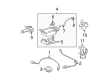 Pontiac Vibe Throttle Position Sensor Diagram - 88970220