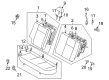 2007 Chevy Aveo Seat Cushion Pad Diagram - 96469241