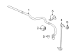 Saturn Ion Sway Bar Bushing Diagram - 15820164