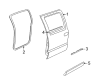 2002 GMC Sonoma Door Seal Diagram - 93310505