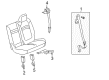 Chevy Traverse Seat Belt Diagram - 19301273