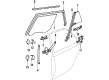 1989 Buick Skyhawk Weather Strip Diagram - 20468536