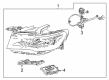 2023 Cadillac Escalade Headlight Diagram - 85152293