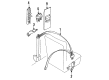 1989 Pontiac LeMans Seat Belt Diagram - 90240154