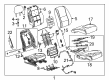 2015 Chevy Impala Seat Cushion Pad Diagram - 22991841