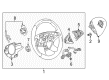 2018 Buick LaCrosse Steering Wheel Diagram - 84667617