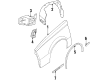 1985 Buick Skyhawk Door Moldings Diagram - 25515317