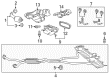 Cadillac CTS Exhaust Hanger Diagram - 25924159