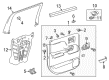 2015 Chevy Silverado 3500 HD Weather Strip Diagram - 23229392