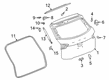 2021 Chevy Blazer Lift Support Diagram - 84829193