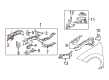 2010 Chevy Cobalt Fender Splash Shield Diagram - 15257055