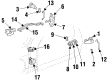 1997 Pontiac Grand Prix Window Regulator Diagram - 10309980