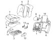 1997 Buick Park Avenue Seat Cushion Pad Diagram - 12530429