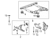 2015 Cadillac SRX Steering Knuckle Diagram - 22861294