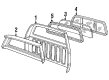 1993 Chevy S10 Door Moldings Diagram - 15630011