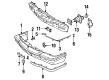 1993 Buick Roadmaster Bumper Diagram - 12500721