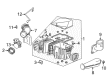 Oldsmobile Silhouette Air Filter Box Diagram - 25099929