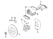 2009 Pontiac Solstice Brake Caliper Bracket Diagram - 15254648