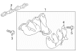 2014 Chevy SS Exhaust Heat Shield Diagram - 12596750