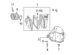 2005 Pontiac Bonneville Air Filter Box Diagram - 19201278