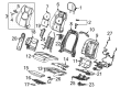 2021 Cadillac CT5 Seat Cushion Pad Diagram - 84715440