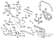 Cadillac DeVille Window Channel Diagram - 12482845