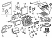 2020 Cadillac XT4 Blower Control Switches Diagram - 85549815