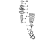 1999 Cadillac DeVille Shock And Strut Mount Diagram - 22178708